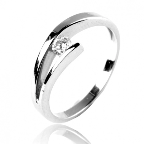 Bague diamant or 