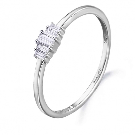 Bague diamants 0.09 ct