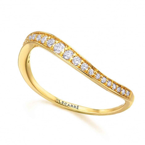 Bague diamants 0.21 ct