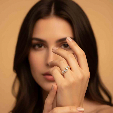 Bague diamants