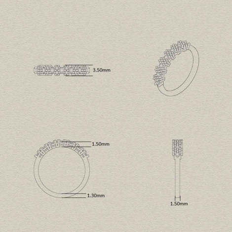 Bague Diamants