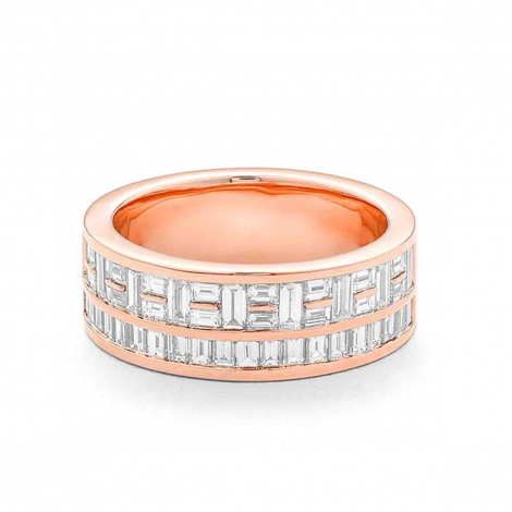 Bague Diamant Baguette