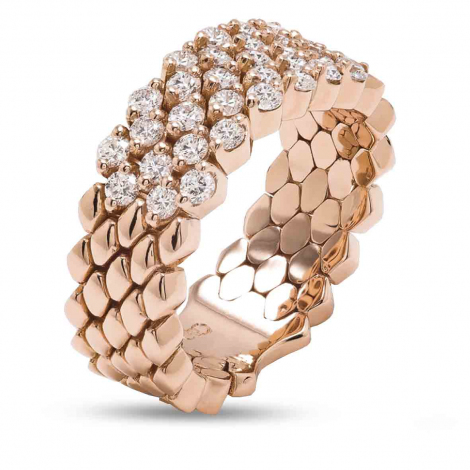 Bague Diamants Maille