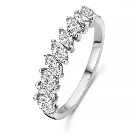 Bague Diamants Navette