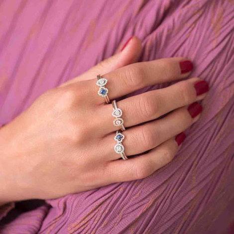 Bague diamants One More