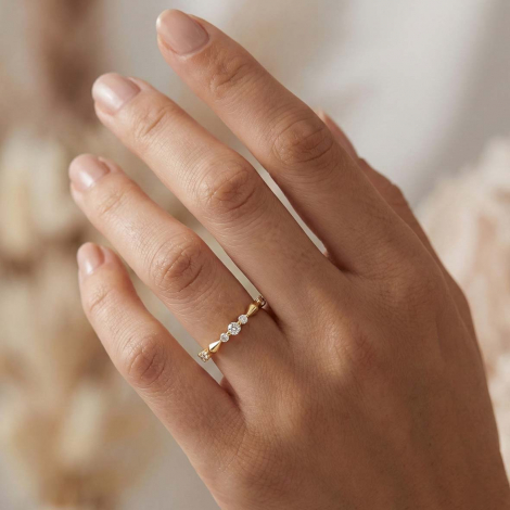 Bague diamants One More