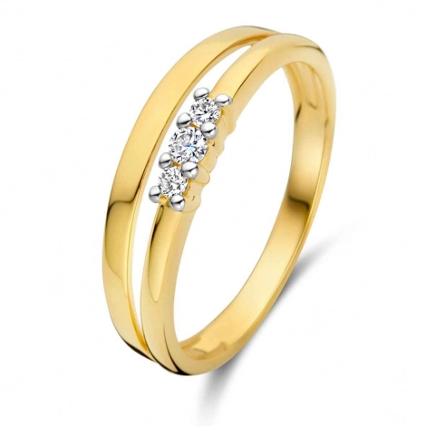 Bague diamants Trilogie
