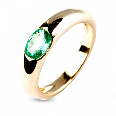 Bague meraude 0.85 ct