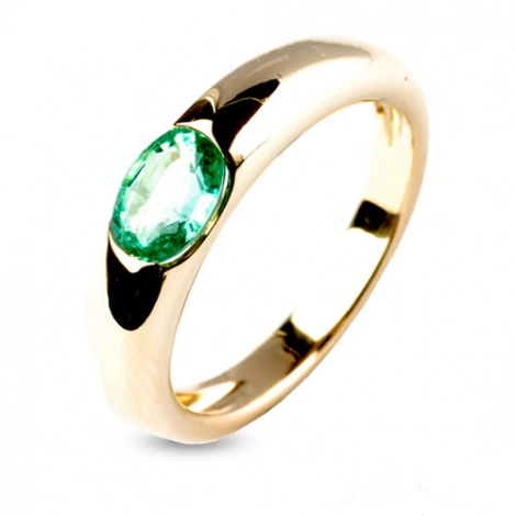 Bague meraude 0.85 ct