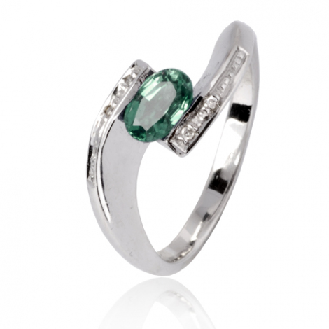 Bague meraude  combiner