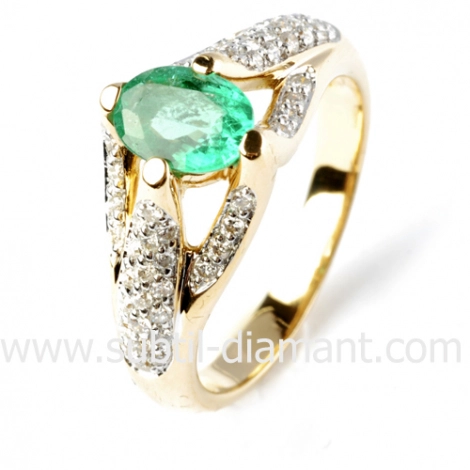Bague meraude