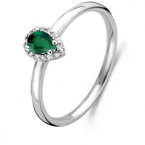 Bague Emeraude et Diamants