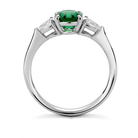 Bague Emeraude et Diamants