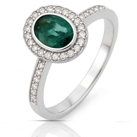 Bague Emeraude et Diamants