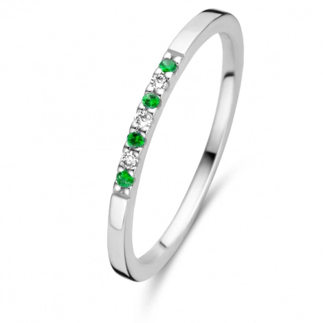Bague Emeraude et Diamants