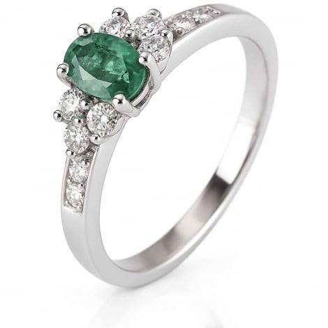 Bague Emeraude et diamants