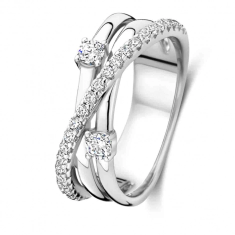 Bague en argent - oxydes - Naiomy