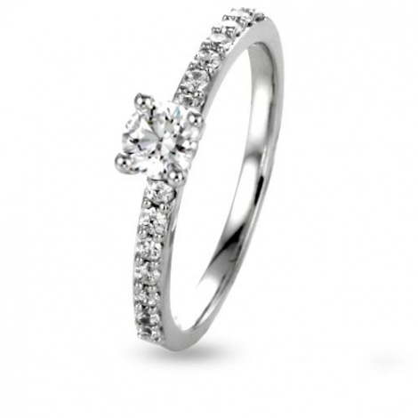 Bague fianaille 0.45 ct