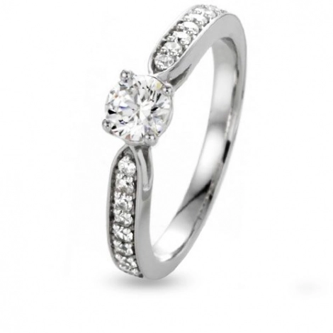 Bague fianailles femme 0.22 ct
