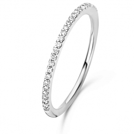 Bague Ischia Basics, diamants sur or blanc-91Z909A