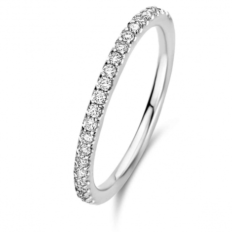 Bague Ischia Basics, diamants sur or blanc-91Z913A