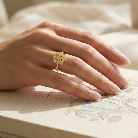 Bague Mamounia en or et diamants