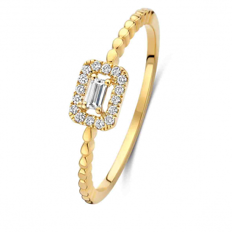 Bague Or et diamants à combiner
