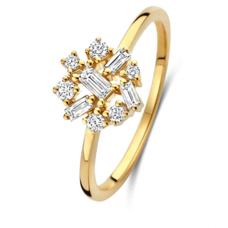 Bague Or et diamants à combiner