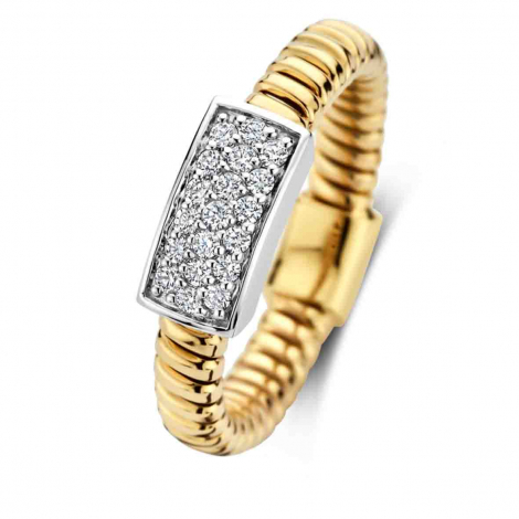Bague Or et diamants à combiner
