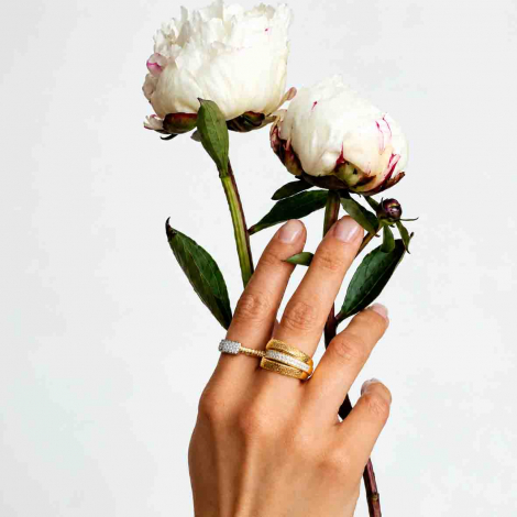 Bague Or et diamants