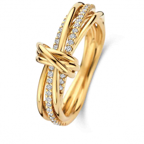 Bague Or et diamants à combiner