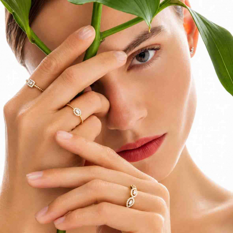 Bague Or et diamants