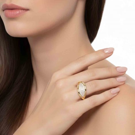 Bague or et diamants