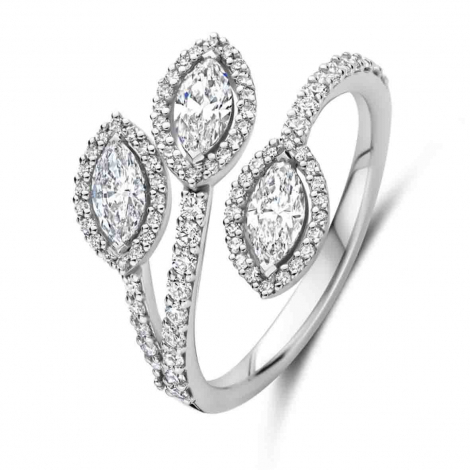 Bague Or et diamants à combiner