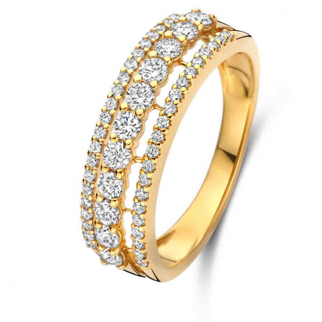 Bague Or et diamants à combiner