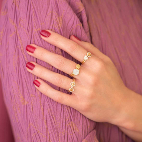 Bague Or Nacre One More