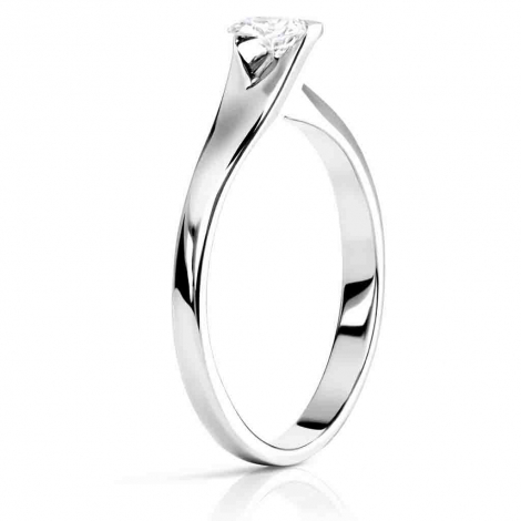 Bague or solitaire