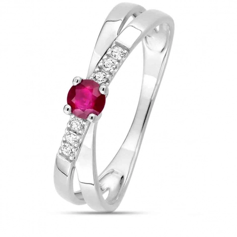 Bague oxyde et Rubis