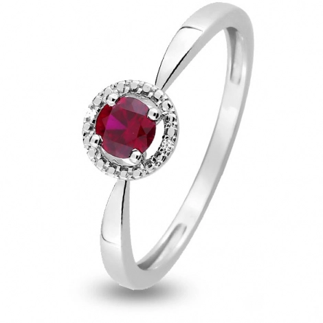 Bague oxyde et Rubis