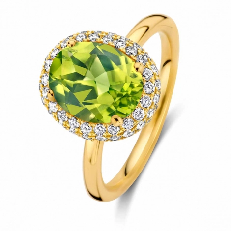 Bague Pridot et diamants - One More