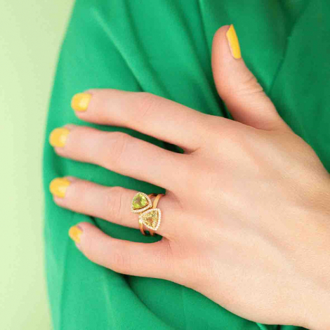 Bague Pridot et Diamants One More - Etna