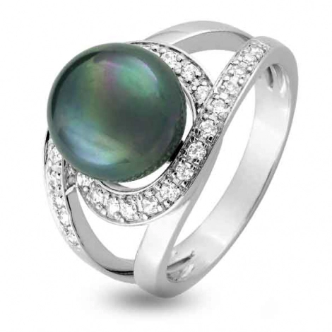 Bague perle de Tahiti 