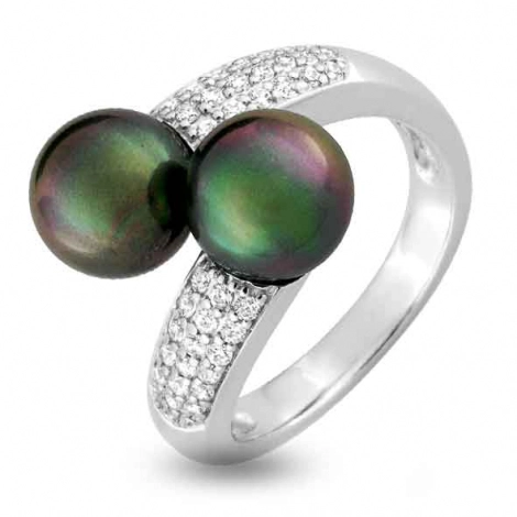 Bague perle de Tahiti 