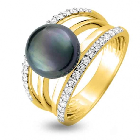 Bague perle de Tahiti 