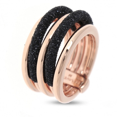 Bague Pesavento Polvere Multiligne Noir