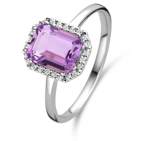 Bague Amthyste et Diamants