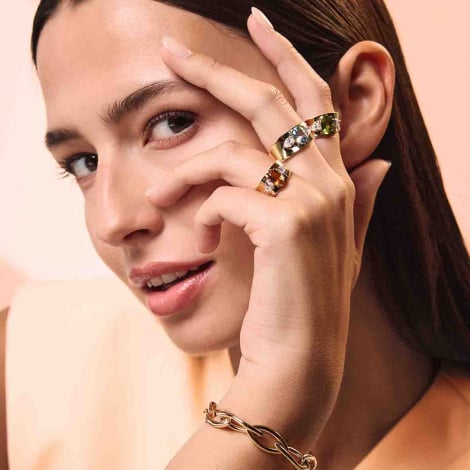 Bague Citrine et diamants