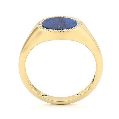 Bague Lapis lazuli et Diamants