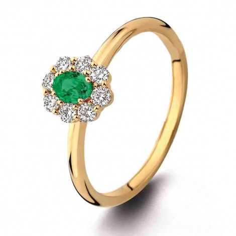 Bague Pierres fines et diamants