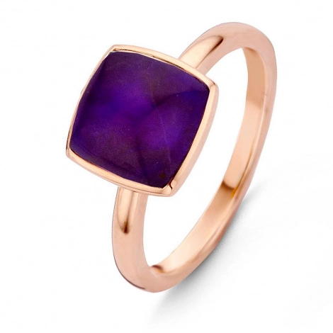 Bague quartz et sugilite One More - Pantelleria